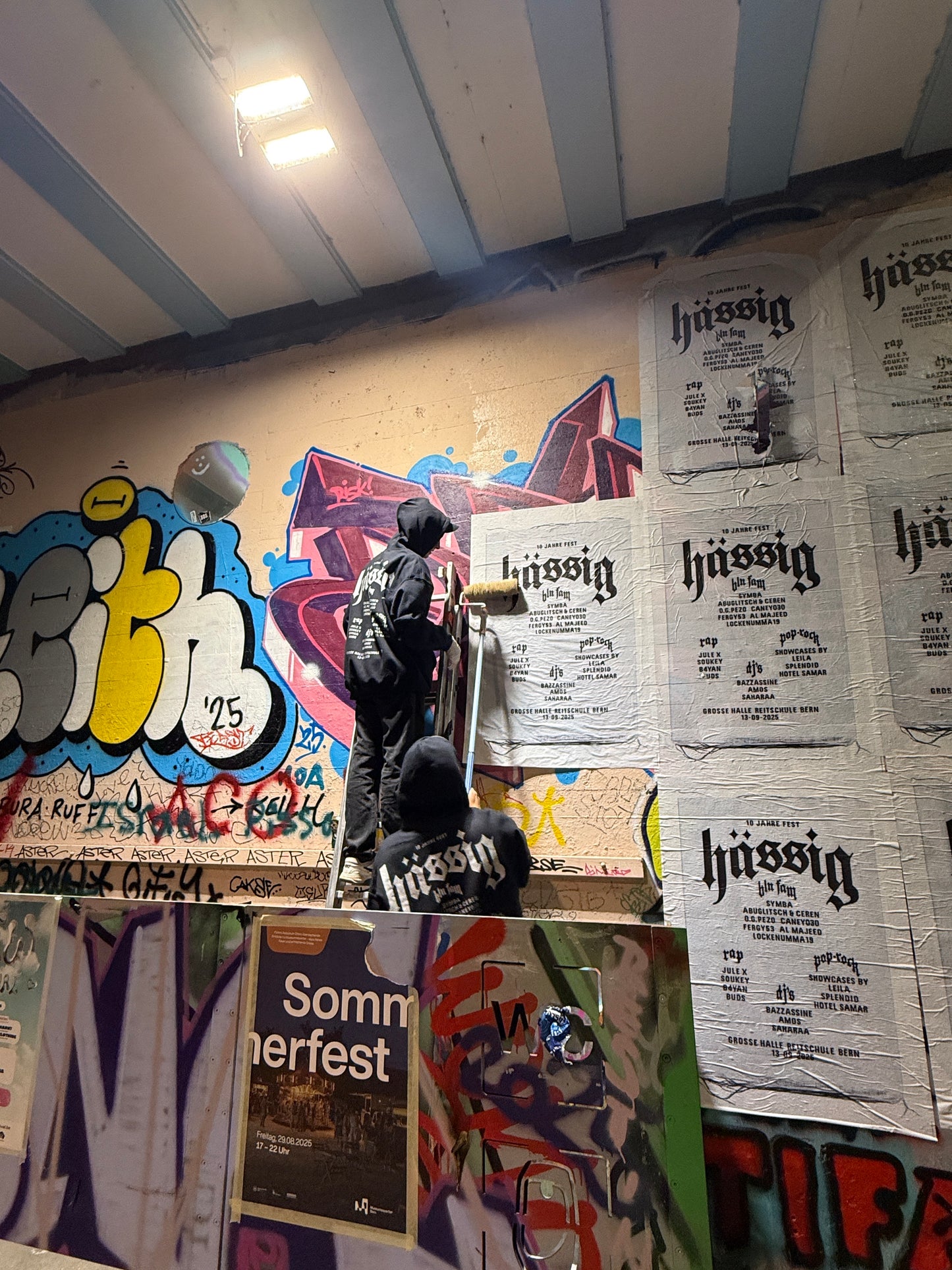 10yrs Fest hässig F4 plakat by salzmann gertsch