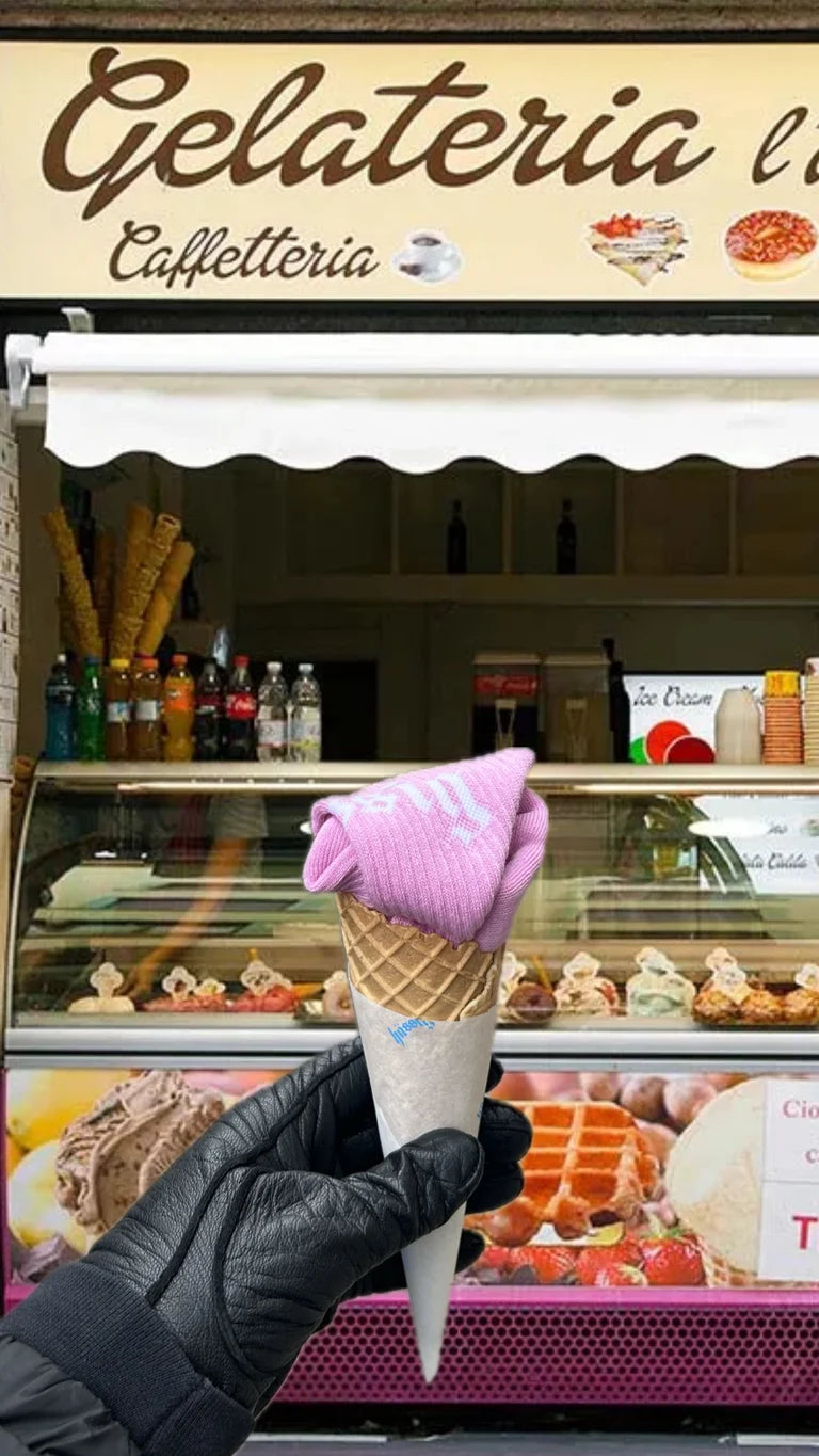 gelato pink socks