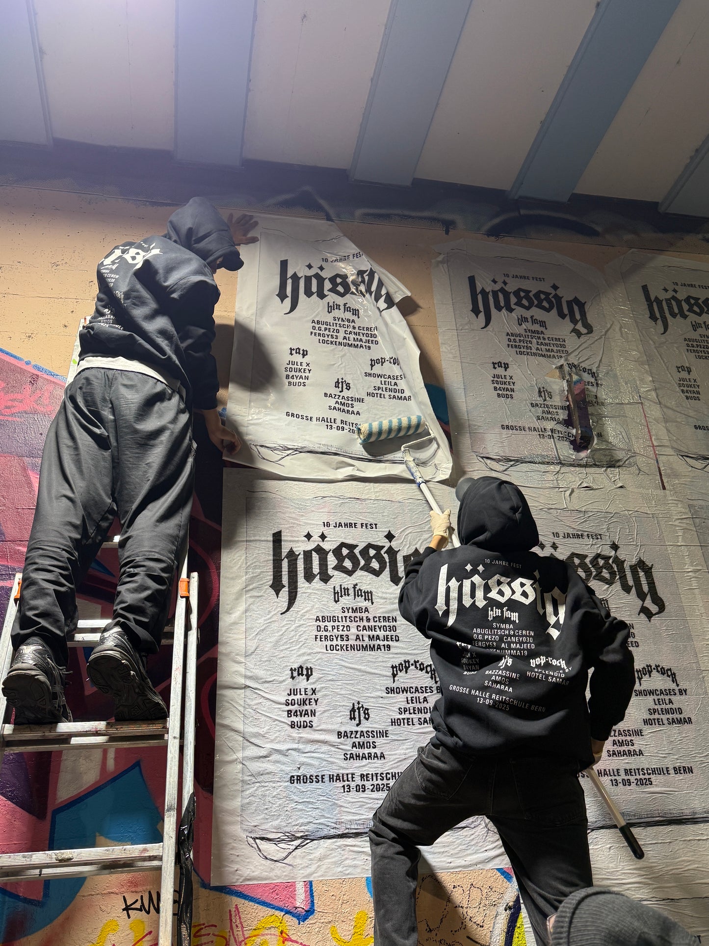 10yrs Fest hässig F4 plakat by salzmann gertsch