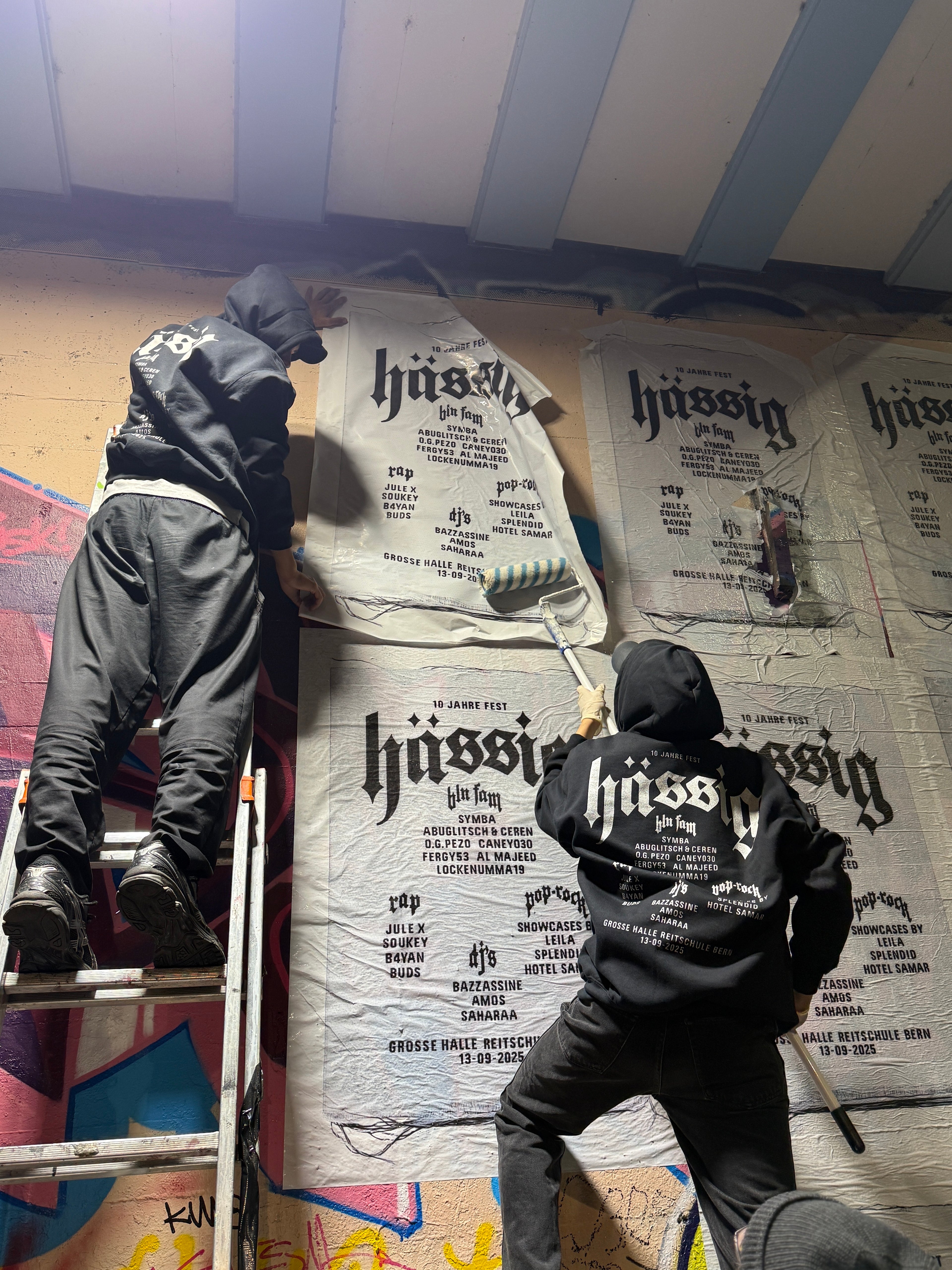 10yrs Fest hässig F4 plakat by salzmann gertsch