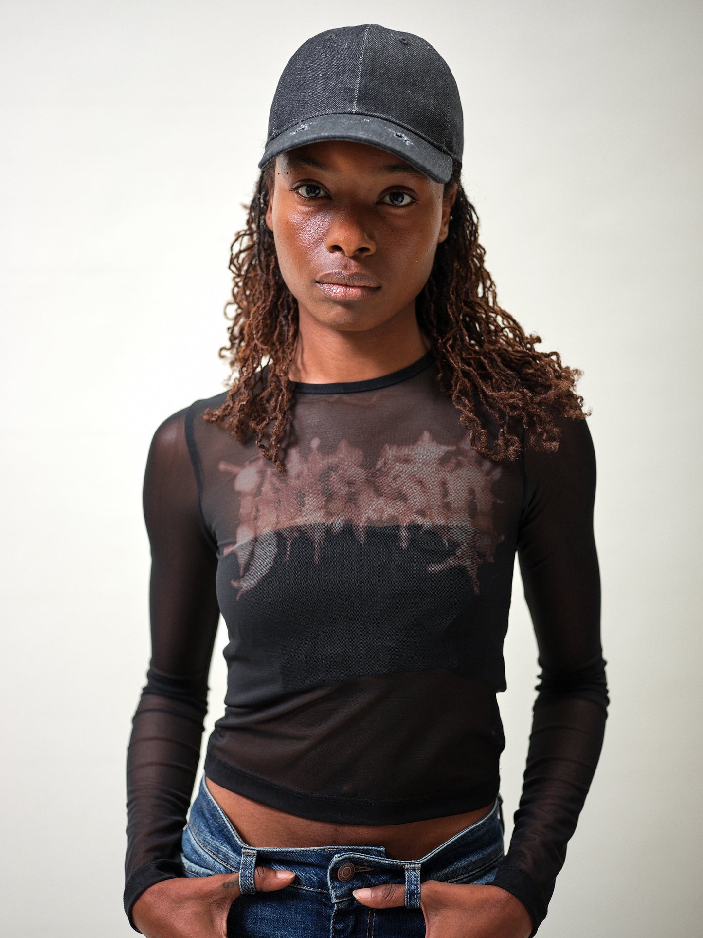 hässig Bleach Tulle-Top A1