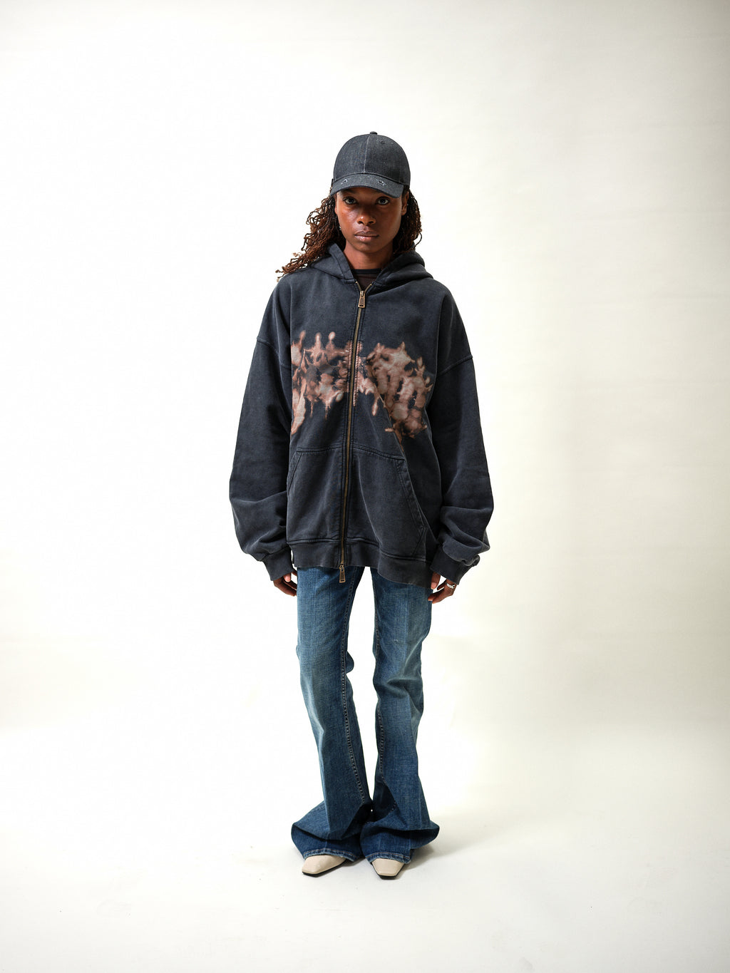 hässig Bleach Zip-Hoodie A1
