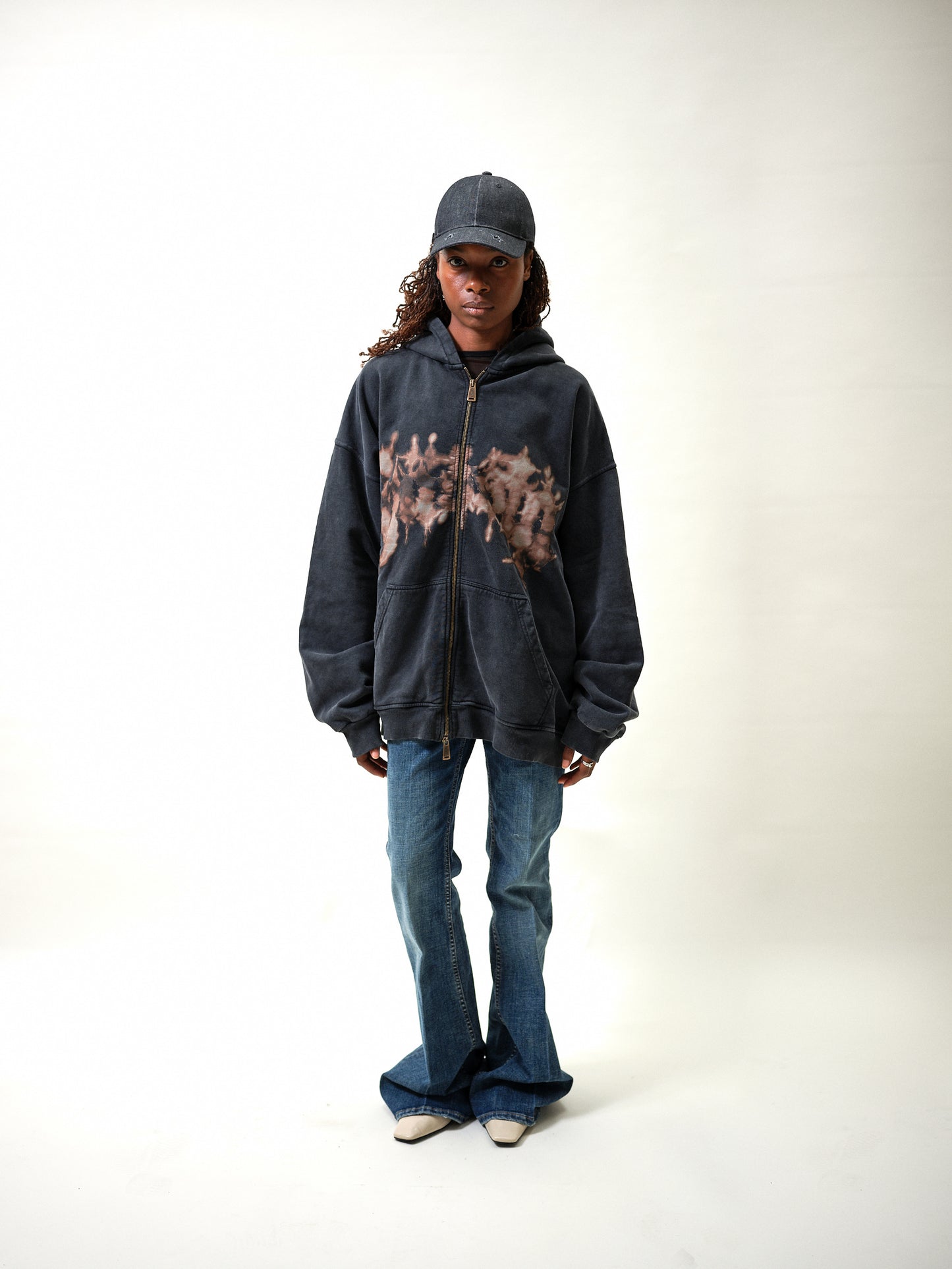 hässig Bleach Zip-Hoodie A1