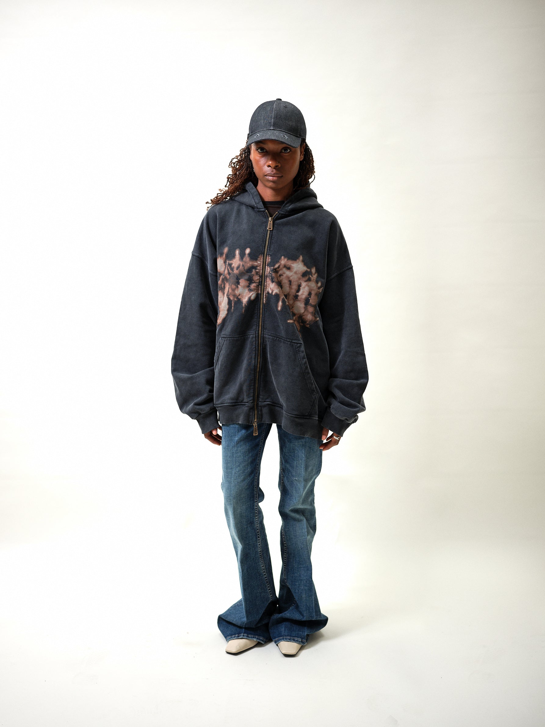 hässig Bleach Zip-Hoodie A1