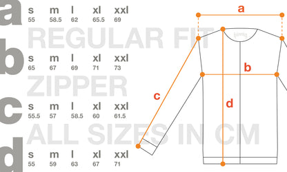 hässig Bleach Zip-Hoodie A1